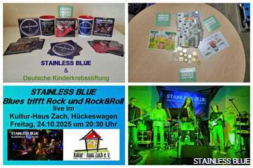 STAINLESS BLUE - wir spielen die Musik -
